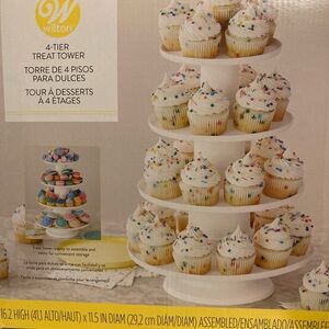 Wilton 4-Tier White Cupcake Stand